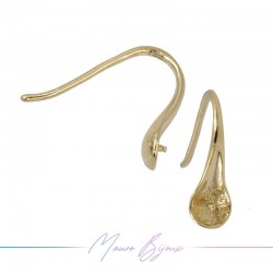 Monachelle in Ottone Goccia 2 Dorato 8.6x8.1mm