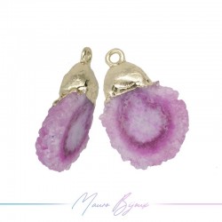 Charm Agate Rose Gold Edged