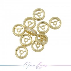 Elements in Brass with Rhinestones Gold Elements in Brass with Rhinestones Gold