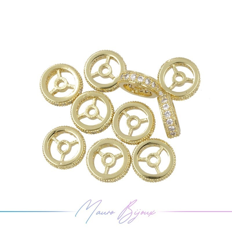 Elements in Brass with Rhinestones Gold Elements in Brass with Rhinestones Gold