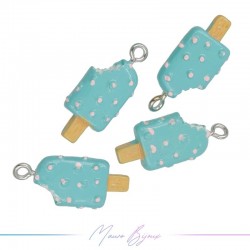 Charms of Resin Light Blue Popsicle