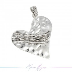 Metal Pendants Heart B 1 Piece