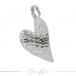 Ciondoli di Metallo Cuore B 1 Pezzo