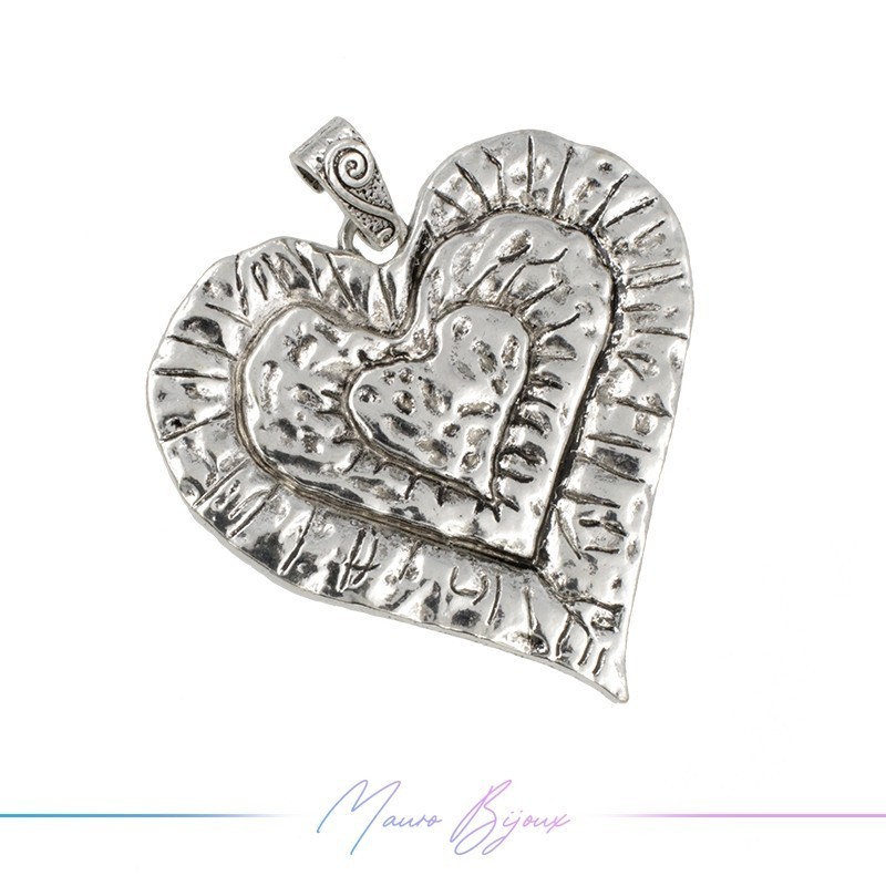 Metal Pendants Heart C 1 Piece