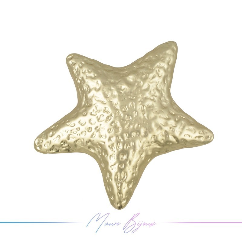 Zamak Pendant Golden Star 1 Piece