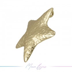 Zamak Pendant Golden Star 1 Piece