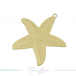 Zamak Pendant Golden Starfish A 1 Piece