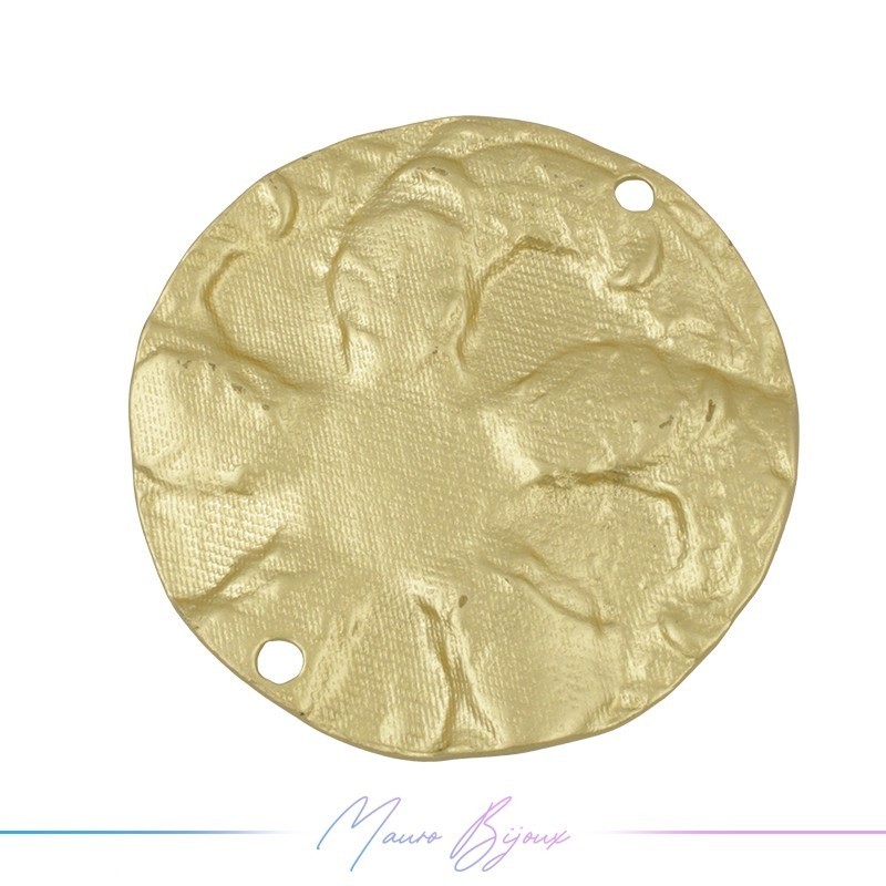 Zamak Pendant Golden Round Flower 1 Piece