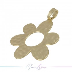Zamak Pendant Golden Flower 1 Piece