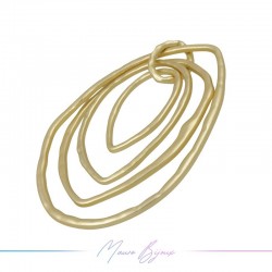 Zamak Pendant Golde Irregular Circle 1 Piece