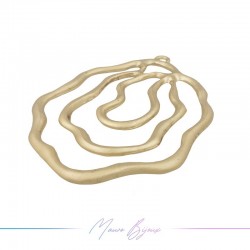 Zamak Pendant Golde Irregular Shape 1 Piece