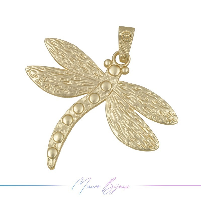 Zamak Pendant Golde Dragonfly B 1 Piece