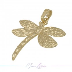 Zamak Pendant Golde Dragonfly B 1 Piece