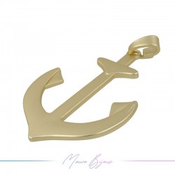 Zamak Pendant Golde Anchor 1 Piece