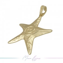 Zamak Pendant Golden Starfish B 1 Piece