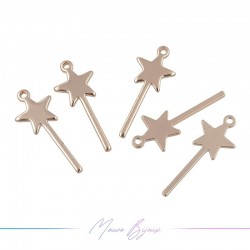 Charms Magic Wands in Brass Rose Gold