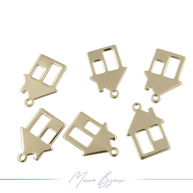 Charms House Mod A in Brass Gold