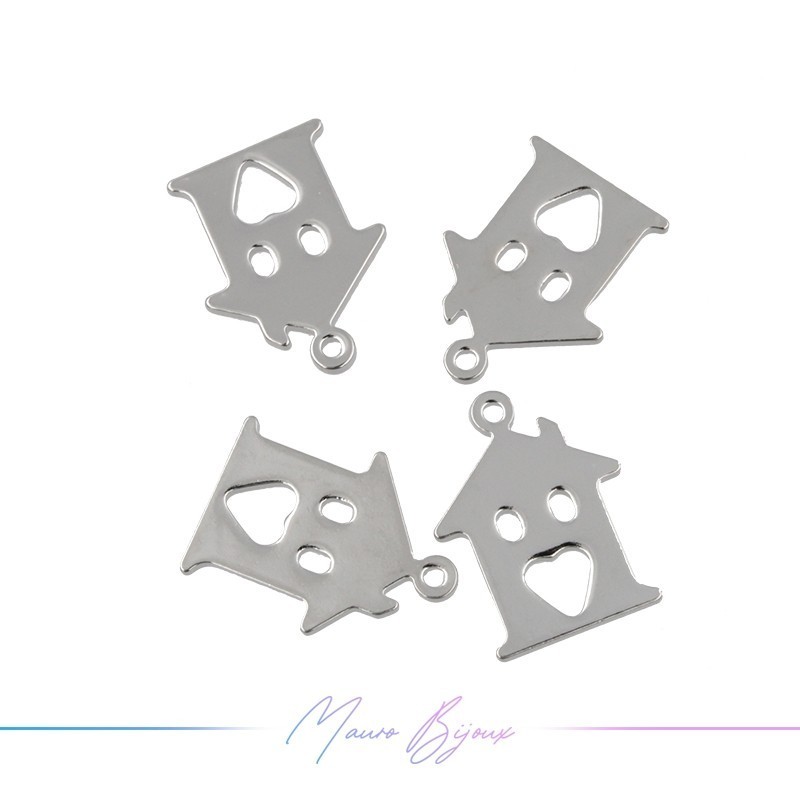 Charms House Mod B in Brass Silver