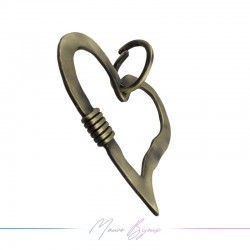 Zamak Pendan Brass Heart A 1 Piece