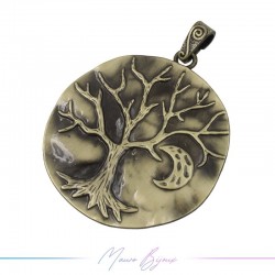 Zamak Pendan Brass Tree of Life 1 Piece