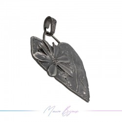 Zamak Pendan Gun Metal Heart B 1 Piece