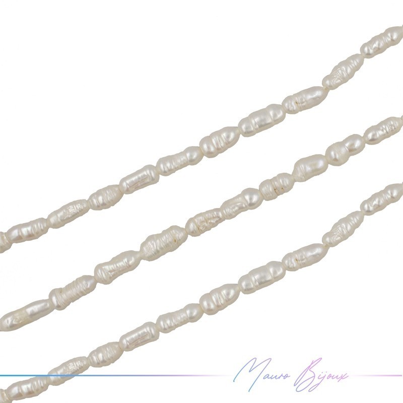 Freshwater Pearls Cocoon Cream Irregular 5x12mm