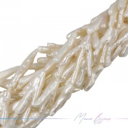 Freshwater Pearls Branch Cream Irregular 33x19mm