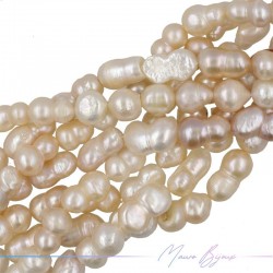 Perle di Fiume forma Fagioli Multicolor Irregolare 15x8.5mm