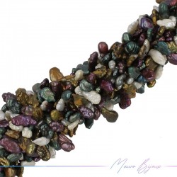 Perle di Fiume forma Irregolare Multicolor 8-12mm
