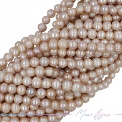 Freshwater Pearls Sphere Irregular Rose 8mm