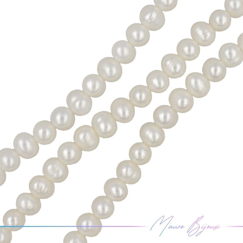 Freshwater Pearls Sphere Irregular Cream 6-8mm