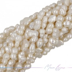 Freshwater Pearls Beans Irregular Cream 7-12mm