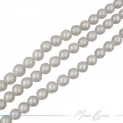 Freshwater Pearls Round Irregular White12.5-14mm