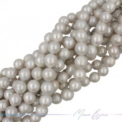 Freshwater Pearls Round Irregular White12.5-14mm