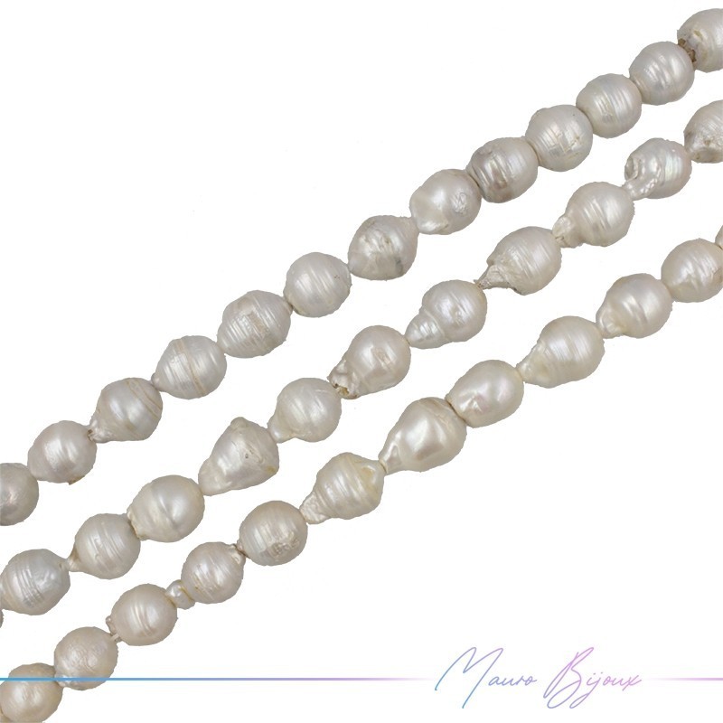 Freshwater Pearls Assorted Scaramazze Irregular White 13-14.5mm