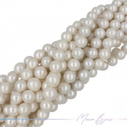 Freshwater Pearls Round Irregular White 11-14.5mm