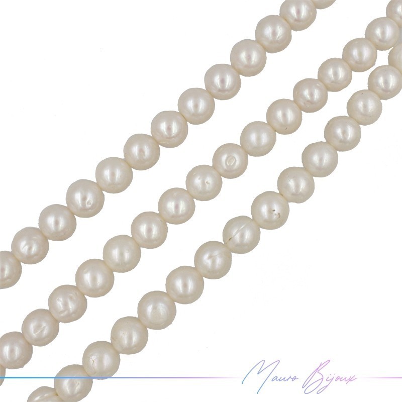 Freshwater Pearls Round Irregular Cream 11-12.5mm