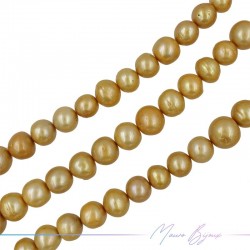 Freshwater Pearls Round Irregular Beige 11-16.5mm