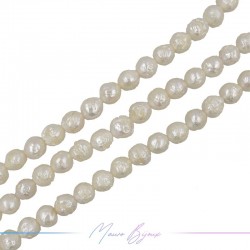Perle di Fiume forma Irregolare Panna 9.5-11.5mm