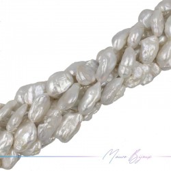 Perle di Fiume forma Scaramazze Bianco 13-22mm