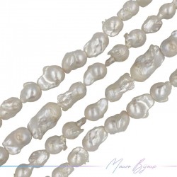 Perle di Fiume forma Scaramazze Bianco 15.5-26mm