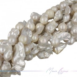 Perle di Fiume forma Scaramazze Bianco 15.5-26mm