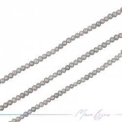 Perle di Fiume forma Sfere Grigio Irregolare 4-4.5mm