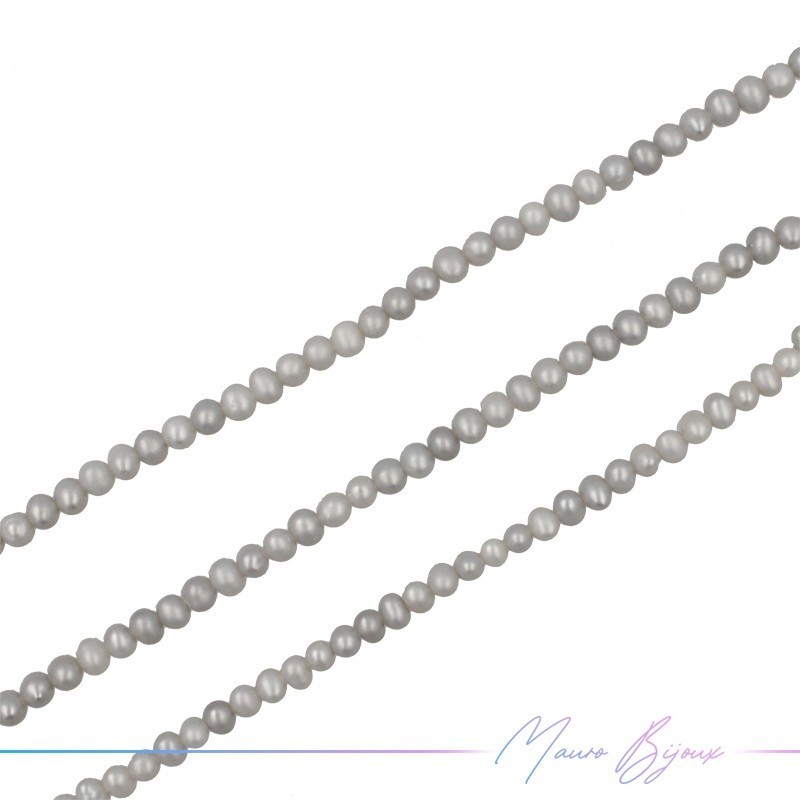 Freshwater Pearls Sphere Grey Irregular 4-4.5mm