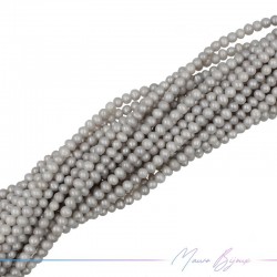 Perle di Fiume forma Sfere Grigio Irregolare 4-4.5mm