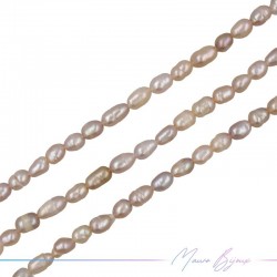 Freshwater Pearls Ovals Irregular Cream 4.5x7mm