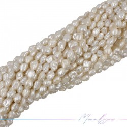Freshwater Pearls Wheat Irregular Cream 6-8mm