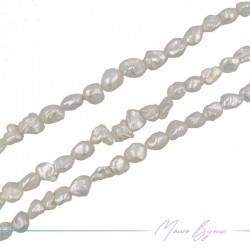 Freshwater Pearls Grains Irregular White 5-7mm