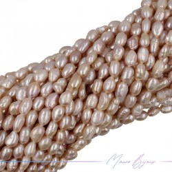 Freshwater Pearls Pebbles Irregular Rosa 7x9mm