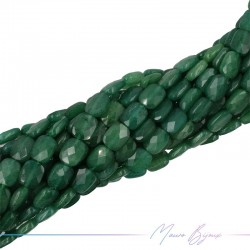Aventurine Rectangular Faceted 8x10mm (Wire of 40 cm)